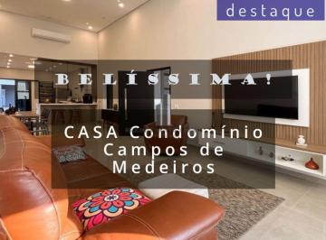 Casa · 188m² · 3 Quartos · 4 Vagas · CASA PARA VENDA NO CONDOMÍNIIO CAMPOS DE MEDEIROS JUNDIAI