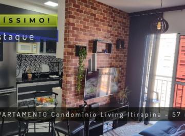 Apartamento · 57m² · 2 Quartos · 1 Vaga · APARTAMENTO CONDOMÍNIO LIVING ITIRAPINA JUNDIAÍ VENDA