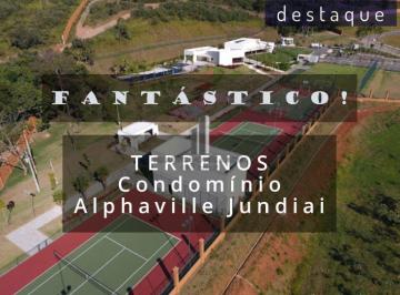 Terreno · 458m² · TERRENOS PARA VENDA NO CONDOMÍNIO LOTEAMENTO ALPHAVILLE JUNDIAI