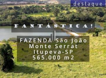 Terreno · 565000m² · FAZENDA PARA VENDA NO BAIRRO MONTE SERRAT EM ITUPEVA-SP