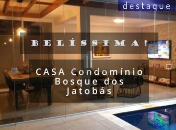 Casa · 300m² · 3 Quartos · 2 Vagas · CASA PARA VENDA NO CONDOMÍNIO BOSQUE DOS JATOBÁS JUNDIAI