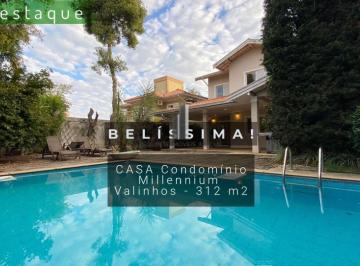 Casa · 312m² · 4 Quartos · 2 Vagas · CASA CONDOMÍNIO MILLENNIUM VALINHOS VENDA