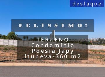 Terreno · 360m² · TERRENO PARA VENDA NO CONDOMÍNIO POESIA JAPY ITUPEVA