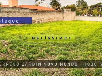 Terreno · 1000m² · Terreno em Condomínio para Venda em Jardim Novo Mundo Jundiaí-SP