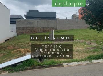 Terreno · 250m² · TERRENO CONDOMÍNIO VILA PRECIOSA CABREUVA VENDA
