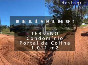 Terreno · 1011m² · TERRENO PARA VENDA NO CONDOMÍNIO PORTAL DA COLINA JUNDIAI