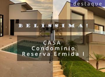 Casa · 147m² · 3 Quartos · 2 Vagas · CASA PARA VENDA NO CONDOMÍNIO RESERVA ERMIDA I