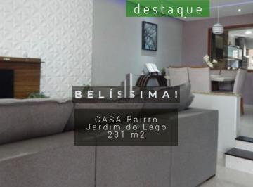 Casa · 281m² · 3 Quartos · 8 Vagas · CASA BAIRRO JARDIM DO LAGO JUNDIAI VENDA
