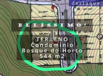 Terreno · 544m² · TERRENO PARA COMPRA NO CONDOMÍNIO BOSQUE DO HORTO JUNDIAÍ