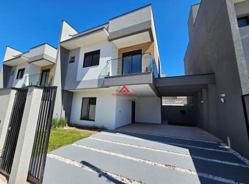 Casa · 133m² · 3 Quartos · 4 Vagas · Sobrado Triplex de esquina com 03 Suítes e 189m² - Afonso Pena - São José dos Pinhais.
