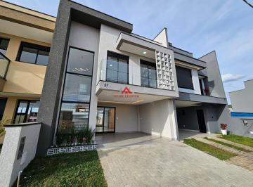 Casa · 145m² · 3 Quartos · 3 Vagas · Sobrado em Condomínio 03 Quartos e 1 suíte com 145m²- Costeira - São José dos Pinhais.
