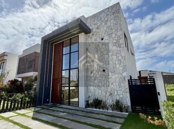 Foto 01 · Casa em Condomínio de Luxo em Catu de Abrantes - Camaçari-BA: 3 Quartos, 3 Suítes, 3 Salas, 2 Vagas,