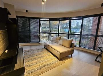 Apartamento · 98m² · 1 Quarto · 1 Vaga · Apartamento Duplex Mobiliado com 1 Quarto para Locação, 98m² - Bairro Jardim, Santo André/SP.