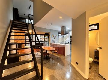 Apartamento · 98m² · 1 Quarto · 1 Vaga · Apartamento Duplex Mobiliado com 1 Quarto para Locação, 98m² - Bairro Jardim, Santo André/SP.