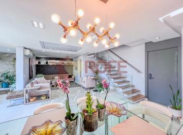 Apartamento · 140m² · 3 Quartos · 2 Vagas · Duplex Mobiliado no Mandarim Brooklin | 140 m² | 3 Suítes | Vista Livre em Andar Alto
