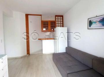 Apartamento · 42m² · 1 Quarto · 1 Vaga · Flat disponível para locação no Paraíso próximo do Parque Ibirapuera com 1 dormitório e 1 vaga.