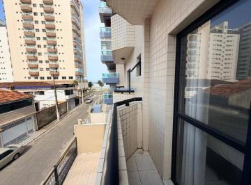 Apartamento · 35m² · 1 Quarto · 1 Vaga · Kitnet com Sacada e Vista Mar em Vila Caiçara  -  Mobiliada e Financia!