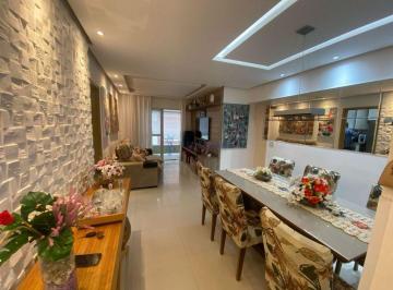Apartamento · 108m² · 3 Quartos · 3 Vagas · Apartamento para venda em Canto Do Forte de 108.00m² com 3 Quartos, 3 Suites e 3 Garagens