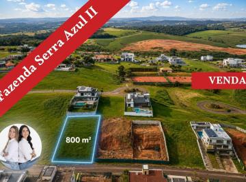 Terreno · 800m² · Fazenda Serra Azul - Terreno à venda no Condomínio Fazenda Serra Azul II – Itupeva/SP