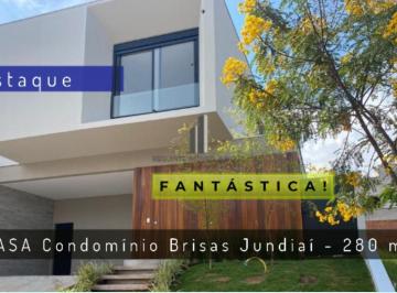 Casa · 280m² · 3 Quartos · 2 Vagas · CASA CONDOMÍNIO BRISAS JUNDIAI JARDIM NOVO MUNDO VENDA