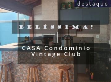 Casa · 87m² · 3 Quartos · 2 Vagas · CASA PARA VENDA NO CONDOMÍNIO VINTAGE CLUBE JUNDIAI