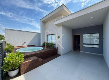 Casa · 66m² · 2 Quartos · 1 Vaga · Casa plana mobiliada à venda no Ervino SFS, 2 dormitórios (1 suíte), jacuzzi e área gourmet, 150m da