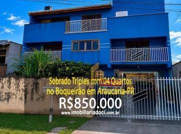 a8dba7958680b5809f3892910aa9ce4cac98dff7 · Sobrado Triplex com 04 Quartos no Boqueirão em Araucária-PR  - A venda por R$850.000,00
