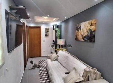 Sala · Cobertura com 2 dormitórios à venda, 100 m² por R$ 490.000,00 - Vila Pires - Santo André/SP