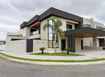 f474fd2c02e01f4024a3e95466b4505a2fb0ba60 · Sobrado novo com 3 suítes à venda, 271 m² por R$ 1.850.000 - Reserva Aruana - São José dos Campos/SP