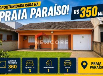 Casa · 96m² · 3 Quartos · 1 Vaga · Casa em Rua Passo Fundo - Paraíso (Distrito) - Torres/RS