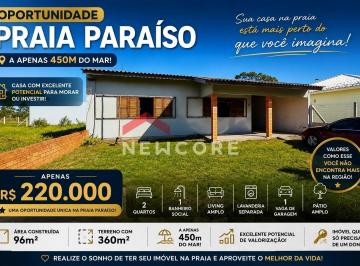 Casa · 96m² · 2 Quartos · 1 Vaga · Casa em Avenida Bento Gonçalves - Paraíso (Distrito) - Torres/RS