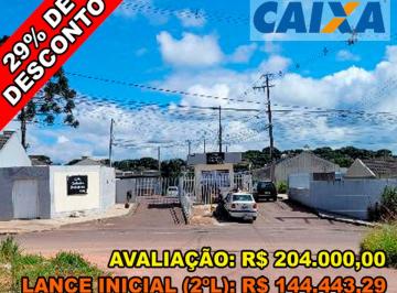Casa de 2 quartos, Fazenda Rio Grande · Casa com 84m² de área de terreno e 42m² de área privada - Fazenda Rio Grande/PR