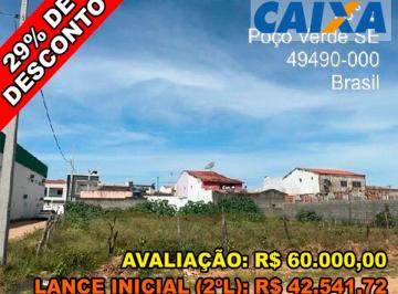Terreno , Poço Verde · Terreno com 347,46m² de área - Poço Verde/SE