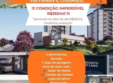 Foto 14 · Apartamento no Residencial Recanto do lago- 2 quartos - Criciúma