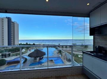 Apartamento de 2 quartos, Praia Grande · Apartamento 2 Quartos Frente ao mar 760 Mil Mobiliado Resort Clube
