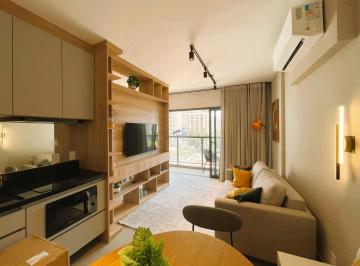 SALA + COZINHA · APARTAMENTO PARA VENDA E LOCAÇÃO | RUA MARIA MONTEIRO | CAMBUÍ | CAMPINAS - SP | MM536 | MOBILIADO