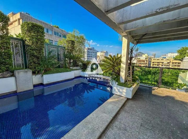 Foto do imóvel - Privilégio Imóveis vende: Maravilhosa cobertura duplex no coração do Leblon, em rua nobre.