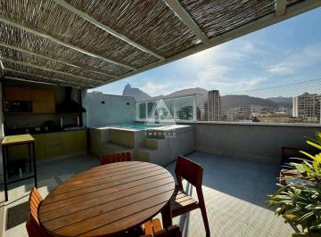 Área externa 2º andar · Cobertura Duplex 3 quartos (1 suíte) em Botafogo | Frente | 3 vagas | Varandas Gourmet