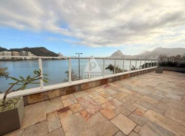 Casa · 511m² · 7 Quartos · 3 Vagas · Cobertura Duplex Exclusiva na Lagoa (RJ) – 7 Quartos, Frente, 3 Vagas e Piscina