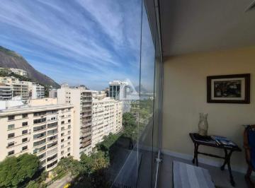Apartamento · 70m² · 2 Quartos · 1 Vaga · Apartamento de 2 quartos no Humaitá com vista para Pão de Açucar e lagoa - Vaga