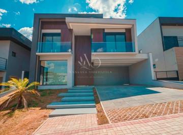 Foto 01 · Imóvel de luxo à venda: Casa em condomínio com 4 quartos, 4 suítes, 3 salas e 4 vagas de garagem em 