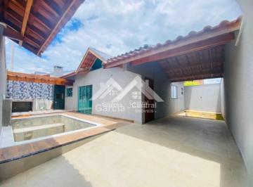 Casa · 80m² · 2 Quartos · 2 Vagas · Casa nova com piscina em Peruíbe