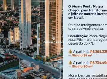 Imagem · iHome Ponta Negra | Studios 24m² e 50m² - Studios Inteligente a Metros da Praia