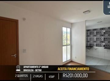 Apartamento · 44m² · 2 Quartos · 1 Vaga · APARTAMENTO 2° ANDAR NO CACHOEIRA DOS CRISTAIS - 2 QUARTOS