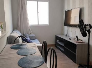 Sala · Apartamento para locação mobiliado no Condomínio Curiós no Parque Residencial Jundiaí em Jundiaí - S