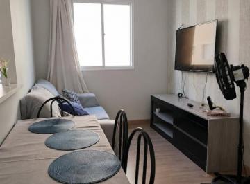 Sala · Apartamento para locação mobiliado no Condomínio Curiós no Parque Residencial Jundiaí em Jundiaí - S
