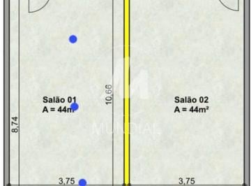 Acompanhamento da obra · Salão/Galpão (salão - térreo)