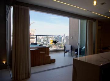 Apartamento · 140m² · 2 Quartos · 2 Vagas · Cobertura Duplex Mobiliada de 2 Quartos com 140m² no Jardim das Acácias, São Paulo-SP - Venda ou Loc