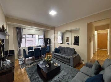 Apartamento · 102m² · 2 Quartos · 1 Vaga · Apartamento na quadra da praia com 2 quartos e 2 banheiros no Gonzaga Santos/SP