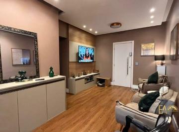 Apartamento · 89m² · 2 Quartos · 2 Vagas · Apartamento 89m² com Suíte e Varanda Gourmet no Boa Vista – São Vicente